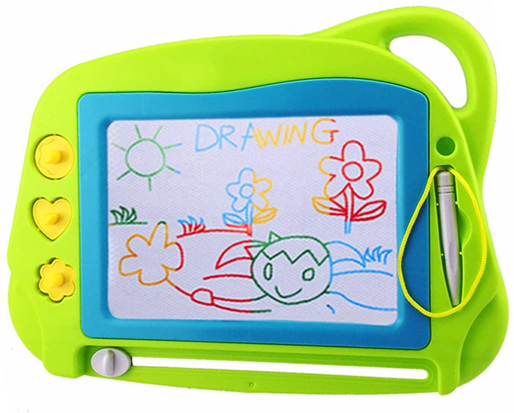 YY0601 Mini Travel Doodle, Erasable Writing Sketch Colorful Pad Area Magnetic Drawing Board for Kid