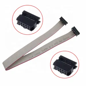 2 milímetros Arremesso 2x5 Pin 10 Pin IDC Conector 0.635 Flexível FFC Cabo de Fita Plana