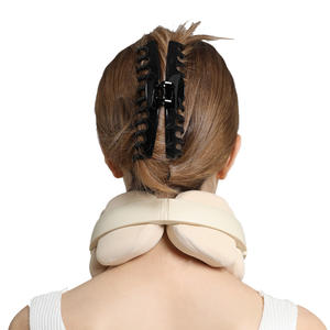 Penyangga ortopedi kerah spons profesional dapat diatur, dengan alat pijat denyut nadi pelindung leher untuk wilayah bahu - Product Image 5