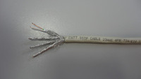 CAT7A CAT7 CAT 7A SFTP PVC + PE tahan UV 23AWG 0.57MM 1000mhz jaringan LAN Ethernet kabel untuk Outdoor langsung dikubur