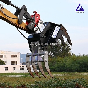 Grappin hydraulique, adapté au débroussaillage, au ramassage de la végétation dispersée et à l'élimination rapide des obstacles. - Product Image 6