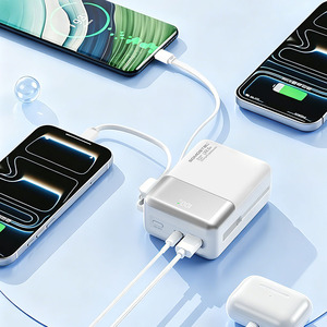 Cargador Portátil con Pantalla LED, 20000 mAh de Capacidad, Cable Tipo C, Doble Puerto USB-A y USB-C, Carga Rápida para iPhone - Product Image 2