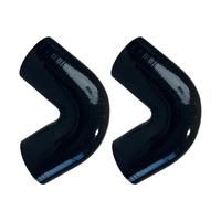 Tuyau coudé à 90 degrés personnalisé en silicone pour automobile, tube de turbo automobile, tuyau de radiateur tressé en silicone pour un refroidissement optimal du moteur