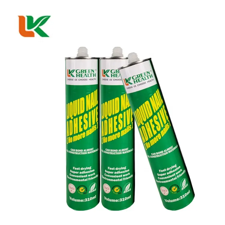 OEM Preço Líquido Nails Drywall Adesivo Sub-Piso e deck Heavy Duty Construção Adesivo Nail Glue Free