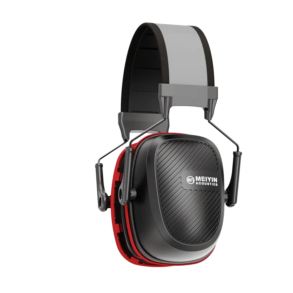 Meiyin ngành công nghiệp tiếng ồn cao hủy bỏ earmuffs thụ động giảm tiếng ồn dày thiết kế 28dB earmuffs
