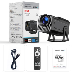 Projecteur portable Pico 1080P HY320 NTV 2026, 390 ANSI, télécommande vocale, WiFi 6, BT5.2, correction automatique de la distorsion trapézoïdale, <span class=keywords><strong>cinéma</strong></span> maison, Android 13 - Product Image 6