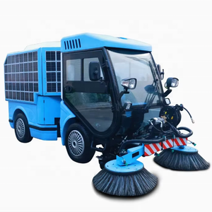 รถกวาดถนนแบบลิเธียมพลังงานแสงอาทิตย์แบบปิดเต็มคัน - Product Image 5