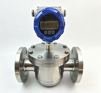 Medidor de Flujo de Engranajes Ovalados Digital, Salida de Pulso 4-20mA, Alimentación por Batería de 24VDC, Amplio Rango de Viscosidad 0.5-2000mPa.s
