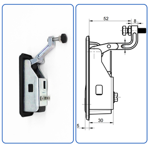 नए आगमन विद्युत पैनल लॉक कीलेस पुश बटन संपीड़न ट्रिगर फ्लश ट्रिगर फ्लैश आरवी मोटरहोम के लिए - Product Image 3