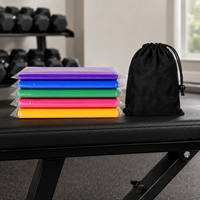 Bandes de résistance pour exercices, bandes élastiques plates pour entraînement complet du corps, étirements, Pilates, yoga et gym à domicile