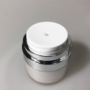 Pot à crème avec pompe 15ml 30ml 50ml, contenants cosmétiques en acrylique pour soins de la peau, emballage pour sérum et lotion avec bouchon à vis en plastique - Product Image 5