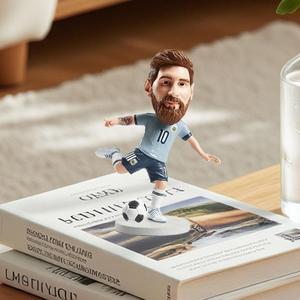 Statuette Bobblehead Personalizzate di Calciatori in Resina, Souvenir <span class=keywords><strong>per</strong></span> Atleti, Decorazioni da Scrivania, <span class=keywords><strong>Regali</strong></span> Promozionali - Product Image 5