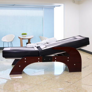 新趋势脊柱腰椎牵引加热热疗脊椎按摩疗法电气石玉石滚轮水疗床红外线按摩床 - Product Image 2