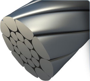 Câble métallique compacté 6xK26WS IWRC <span class=keywords><strong>34mm</strong></span> - Product Image 3