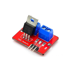 Bloque de construcción electrónico <span class=keywords><strong>MOSFET</strong></span>, módulo controlador de transistores de efecto de campo IRF520, compatible con <span class=keywords><strong>Arduino</strong></span> - Product Image 1