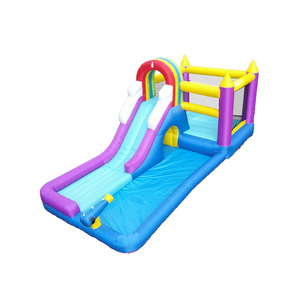Pequeño castillo inflable familiar Castillo inflable interior y exterior Castillo rociador multifuncional Paraíso - Product Image 1