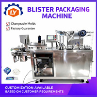 Machine d'emballage sous blister à grande vitesse pour PVC, PE, PET, entièrement automatique, pour lentilles de contact
