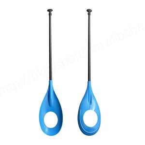Paleta de fibra de vidrio inflable canoa Polo barcos Sub Windfoil Surf Kite Foilboard Standup Paddleboard pesca remo rojo + azul - Product Image 2