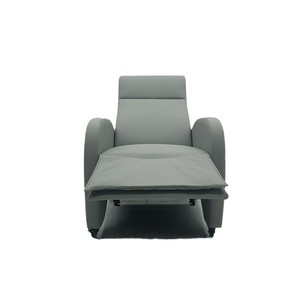 Ke Ming Single Seat IV Infusion Chair Silver Gray <b>Reclining</b> With Footrest Hospital Clinic Use - Product Image 4
