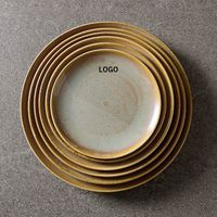 Assiette Personnalisée de Haute Qualité en Porcelaine et Céramique avec Impression de Marque et Logo pour Événements et Restaurants