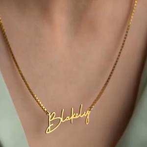 UWIN, гипоаллергенная табличка из нержавеющей стали «<span class=keywords><strong>DIY</strong></span>», специальное Подарочное ожерелье, личная долговечная табличка, ювелирные изделия - Product Image 4