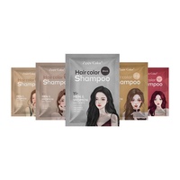 Champú para teñir el cabello Magic Color al por mayor para hombres y mujeres, color de cabello permanente de acción rápida, 25ml, tratamiento de tinte para el cabello negro, certificado MSDS