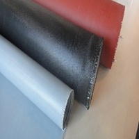Tissu en fibre de verre coloré ignifuge avec revêtement en silicone, isolation haute température, tissu en fibre de verre enduit de silicone