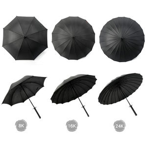 ロゴプリント付き カスタマイズ傘 アニメコスプレ用 日本刀 ストレートハンドル傘 - Product Image 4