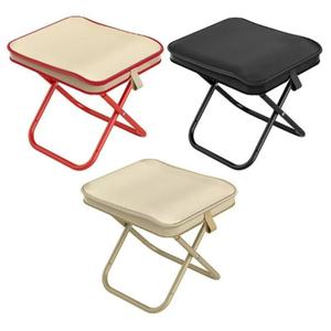 Chaise de camping d'extérieur portable pliable en aluminium, tabouret de pêche, siège, outils de randonnée, tabouret de pique-nique, mini rangement - Product Image 3