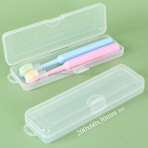 SUNSHING Factory <b>Toothbrush</b> <b>Case</b> <b>With</b> Drain Trough Portable Travel <b>Toothbrush</b> Storage Box For Business Trip Oral Care Container - Product Image 1