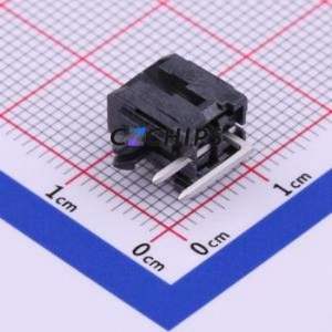 430450201 Wire-to-Board Pin Header Bent Lead Through Hole,P=3mm Connector 2x1P 3mm Right Angle Insert Micro-Fit (MX 3.0) - Product Image 2