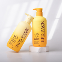 Offre Spéciale – Bouteille en PET Plastique Dégradé de Couleurs 500ml 1000ml avec Pompe Distributrice pour Shampoing, Gel Douche et Lait Corporel – Fourniture Personnalisée