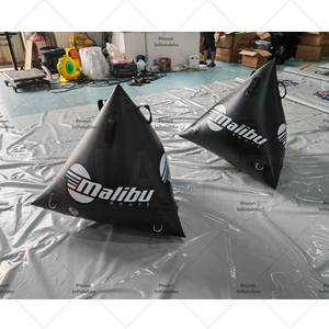 Bouée en forme de triangle pour natation, bouée de repérage de triathlon gonflable pour événements aquatiques - Product Image 4