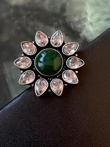 แหวนทองเหลืองปรับได้ทันสมัยสำหรับผู้หญิงและเด็กผู้หญิงปรับแต่งได้ - Product Image 2