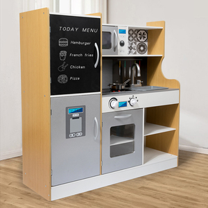 <span class=keywords><strong>Cucina</strong></span> Giocattolo <span class=keywords><strong>Montessori</strong></span> 2024 a Tre Ante con Effetti Sonori e Luminosi, Puzzle Educativo per <span class=keywords><strong>Bambini</strong></span>, Gioco di Ruolo Intelligente - Product Image 4