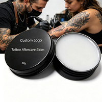 Bálsamo para tatuajes de fórmula estable seleccionada a mano, tamaños grandes y pequeños, gel para el cuidado posterior del tatuaje con logo impreso personalizado para tatuajes comerciales