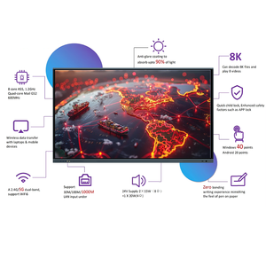 Pantalla Plana Interactiva 4K con Android 16, Sistema Dual y Función de Transmisión Multiusuario para Enseñanza Escolar y Salas de Conferencias - Product Image 2