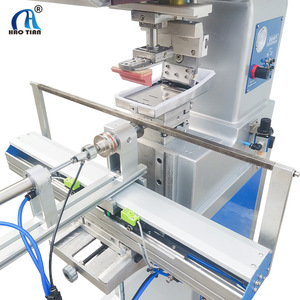 Machine d'impression par tampon Haotian P-150SD monochrome à commande pneumatique pour l'impression d'étiquettes en plastique - Product Image 1