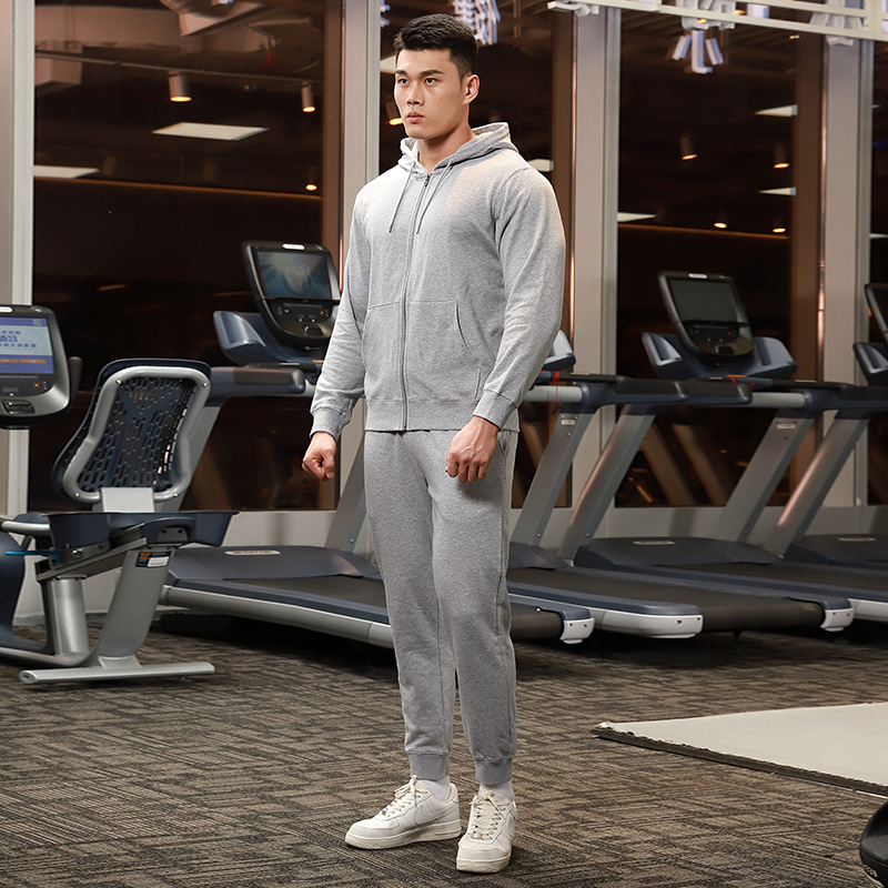 Fashion Men Set Zipper Hoodies Pants