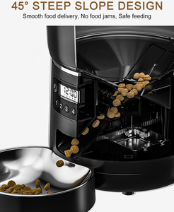 공장 스마트 2L 휴대용 애완 동물 피더 솔리드 현대 플라스틱 고양이 사료 및 물 디스펜서 카메라 개와 고양이 그릇 - Product Image 5