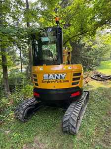 Mini-excavatrice SANY SY35U d'occasion de 3,8 tonnes, moteur Sany, moteur PLC, rotation zéro, compacte, pour travaux de construction, aménagement paysager et agriculture - Product Image 4