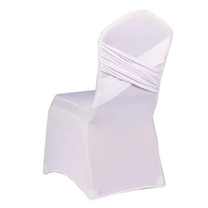 도매 인기있는 디자인 저렴한 호텔 파티 연회 스판덱스 웨딩 의자 커버