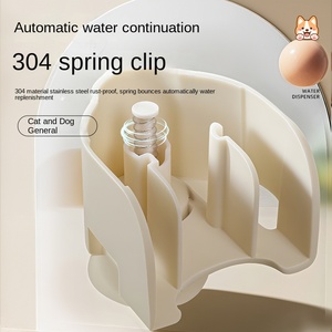 Distributeur d'eau à triple purification avec bassin d'eau visible flottant en plastique au charbon actif pour éviter les éclaboussures penchant en avant - Product Image 4