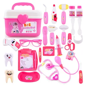 Hot Sale DIY Pretend Play Operating Table Doctor Toys Set Kit For Kids 38PCS set