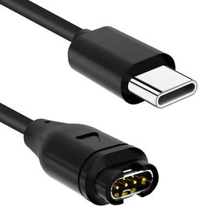 <span class=keywords><strong>Chargeur</strong></span> de montre intelligente avec port USB, conducteur en alliage d'aluminium pour <span class=keywords><strong>Garmin</strong></span> <span class=keywords><strong>Fenix</strong></span>/Approach/Quatix/Sapphire, support de charge, câble - Product Image 1