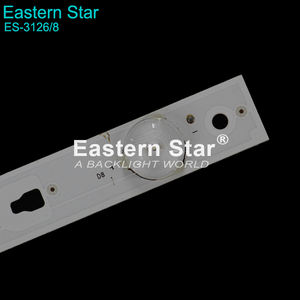 Tira de Luz LED para Retroiluminación de <span class=keywords><strong>TV</strong></span> ES-3126 LE48D8-03(D) PN:30348008220 para Haier 48UF2500 <span class=keywords><strong>Hitachi</strong></span> 49C60 49C61, 10 Piezas/Juego, 510 mm - Product Image 5