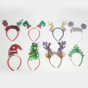 promotional party supplies glow acrylic christmas tree decorations balls gifts sets headdress headwear headbands novelties 2024