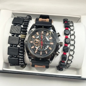 Nouvelle <span class=keywords><strong>Montre</strong></span> Sportive à Quartz Créative et Élégante 2025 pour <span class=keywords><strong>Homme</strong></span>, <span class=keywords><strong>Bracelet</strong></span> en <span class=keywords><strong>Silicone</strong></span>, Mouvement Calendrier, Boîtier en Alliage 44mm - Product Image 4