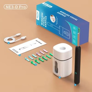 ที่ทำความสะอาดหูอัจฉริยะพร้อมกล้อง 1296p ไม้แคะหู ชาร์จผ่าน USB-C อุปกรณ์กำจัดขี้หู เชื่อมต่อ Wifi ไฟ LED 6 ดวง - Product Image 1