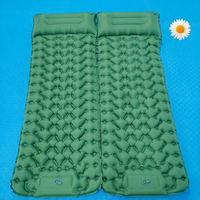 Pompe à air gonflable pour randonnée et camping, coussin léger, portable, résistant à l'humidité, antidérapant, séchage rapide, pour voyage, voiture, tente extérieure 8 cm